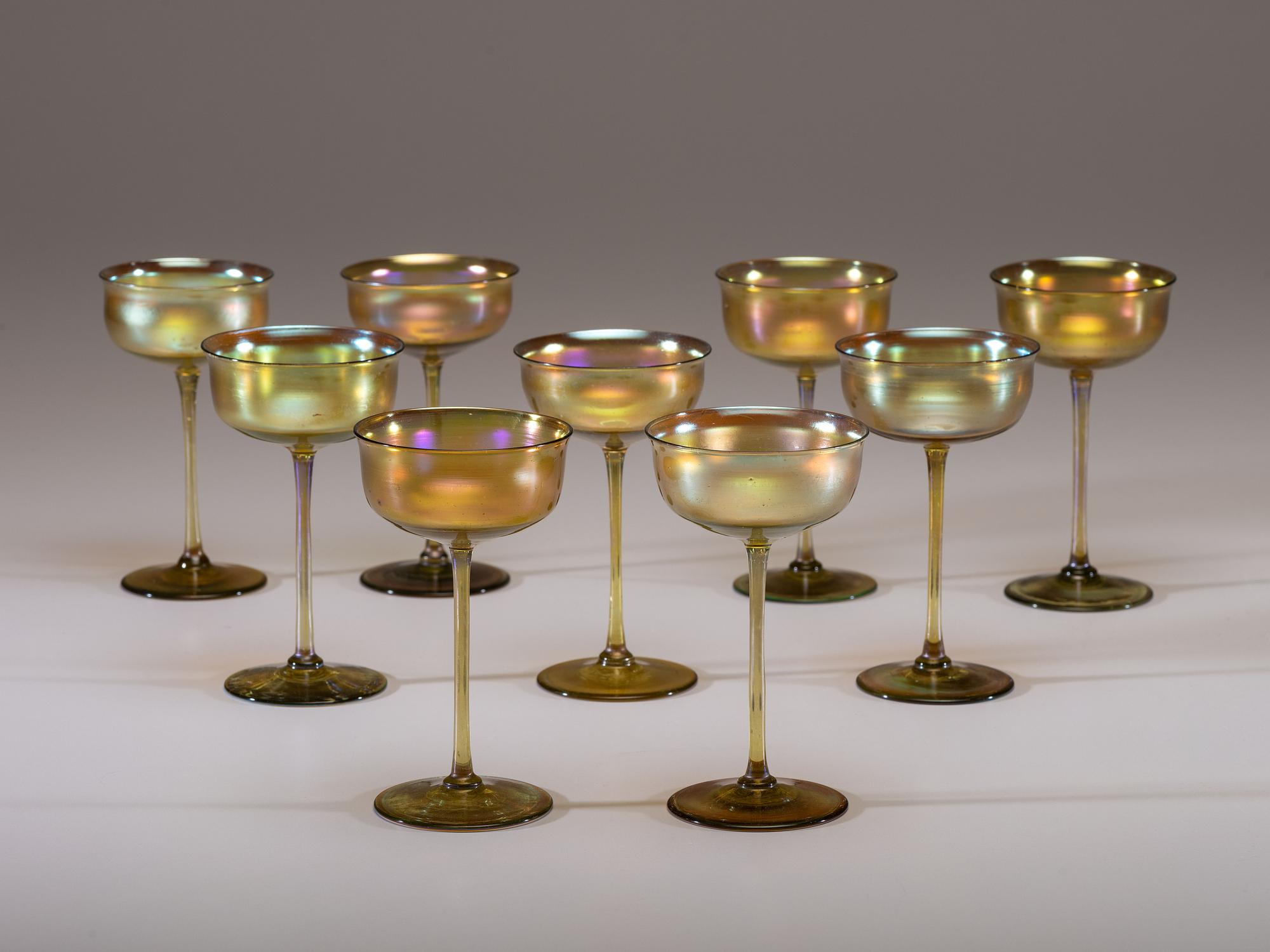 Nine Wine Glasses