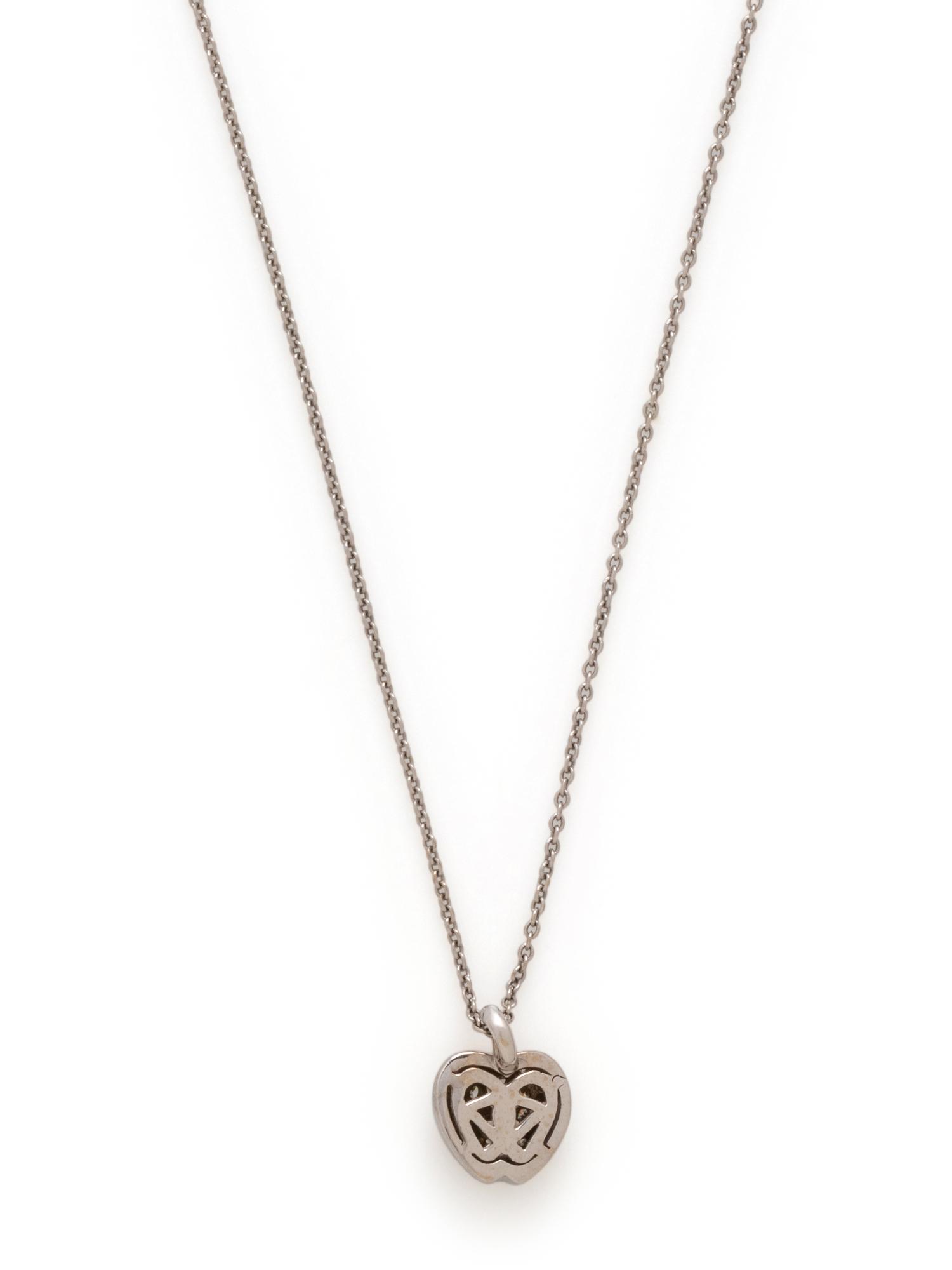 ROBERTO COIN, DIAMOND 'TINY TREASURES APPLE' PENDANT/NECKLACE
