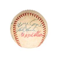 A Group of Signed Autograph Baseballs and One Signed Autograph Softball,