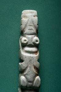A Maya Jade Zoomorphic Pendant