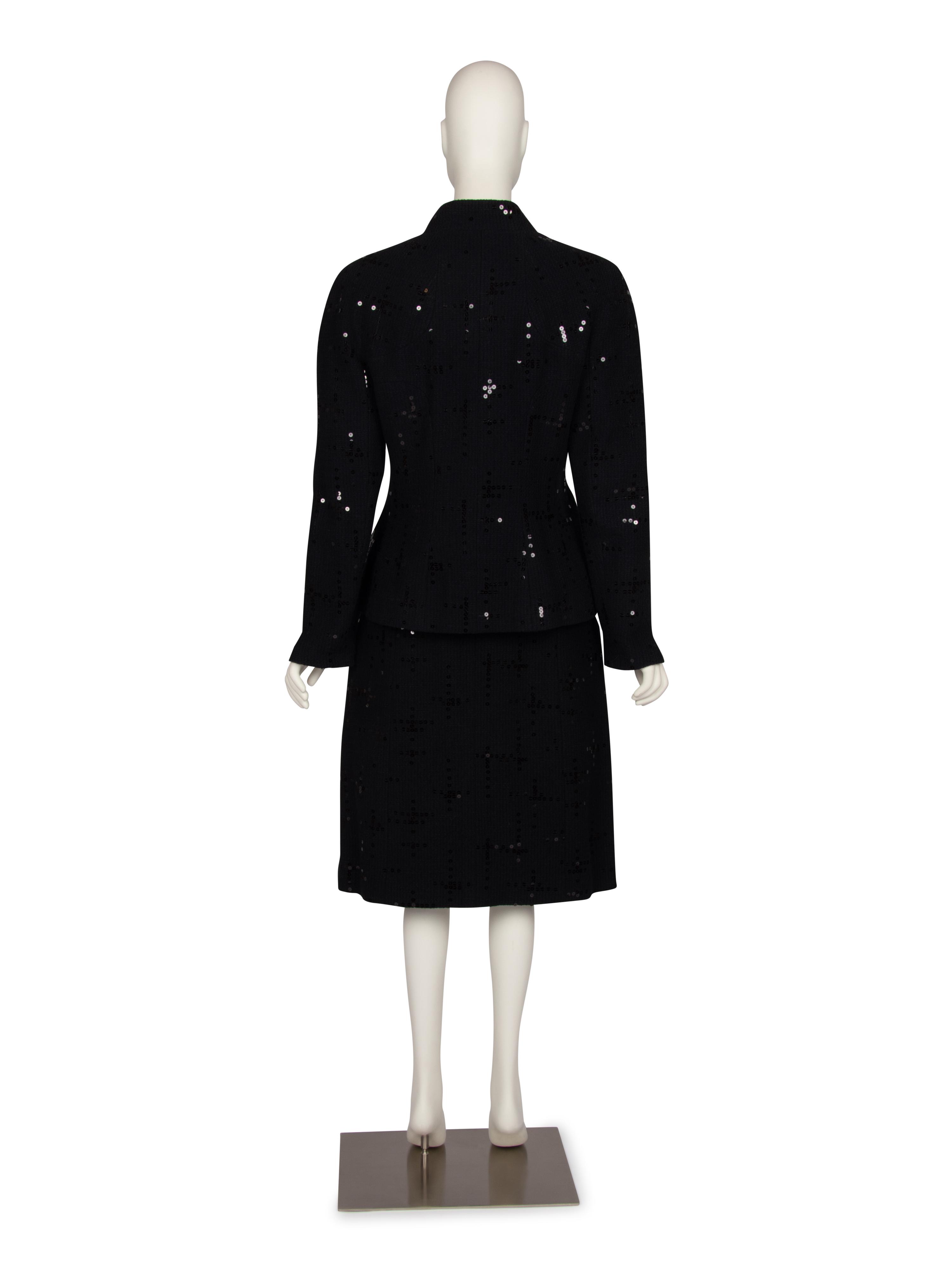 Chanel Sequined Skirt Suit, 2000s