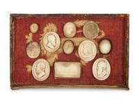 A Group of Grand Tour Plaster Intaglios