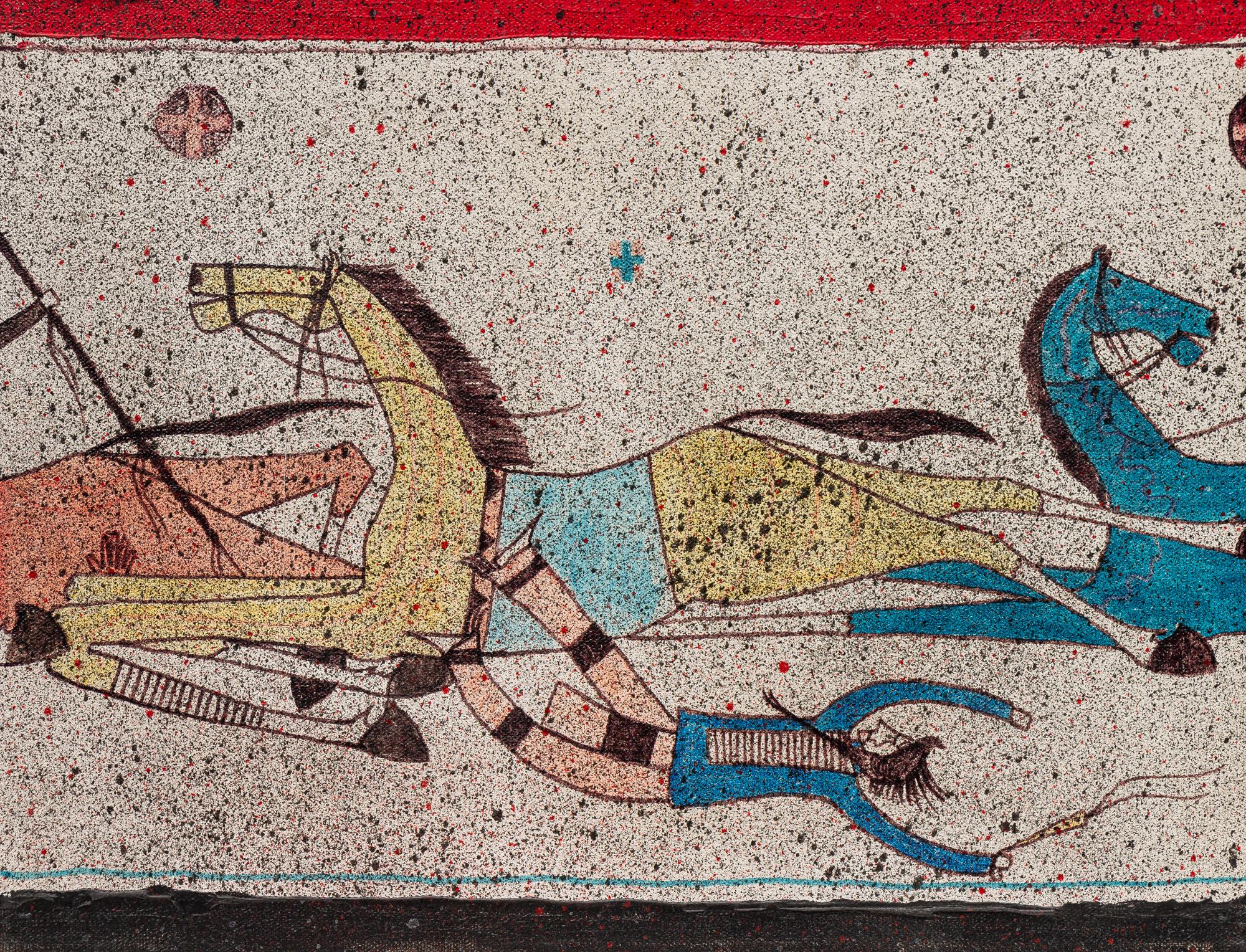 Fallen Warrior , diptych