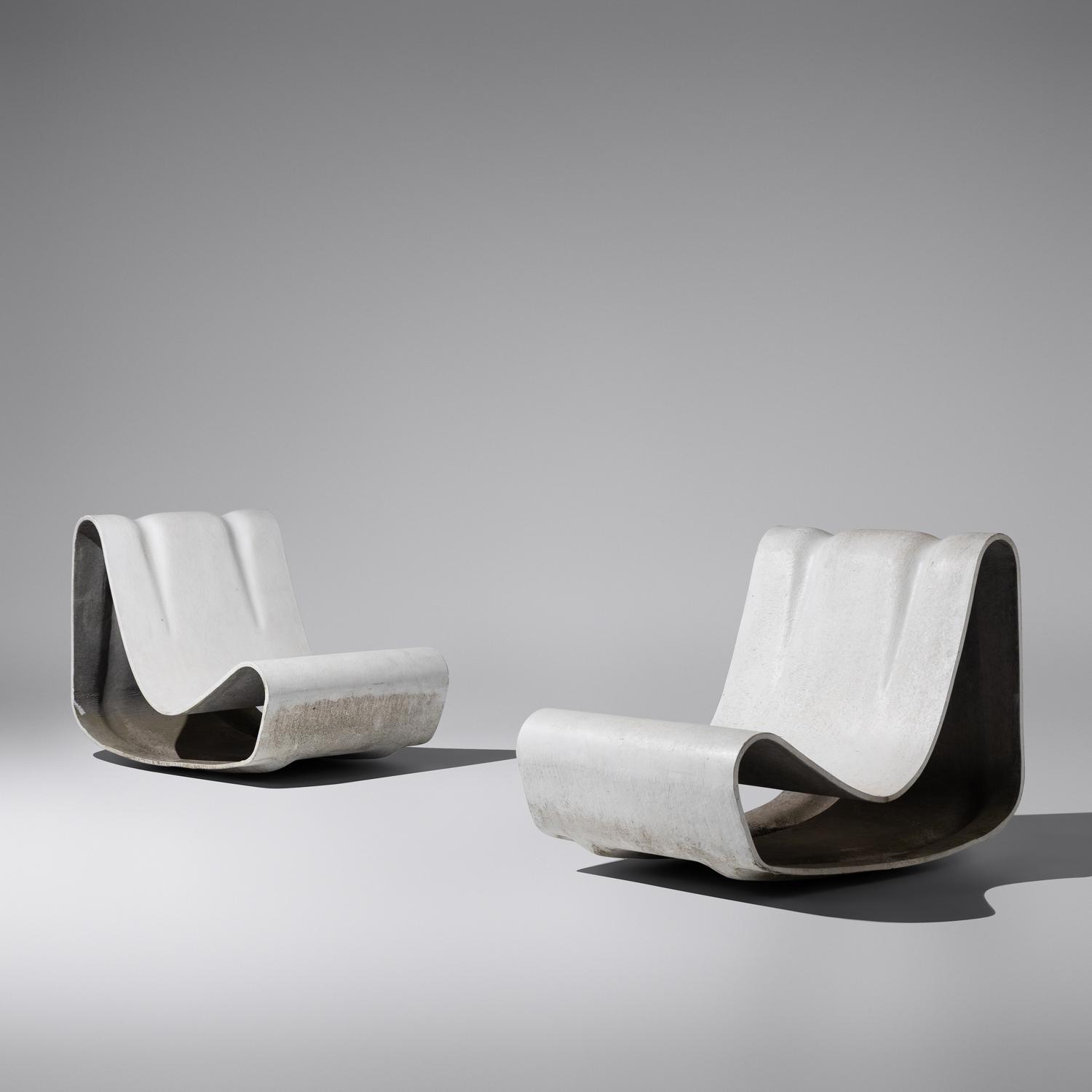 Willy Guhl (American, 1915–2004) — Pair of Loop Chairs, 2nd ed. c. 1997