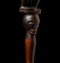 A Yoruba Wood Staff