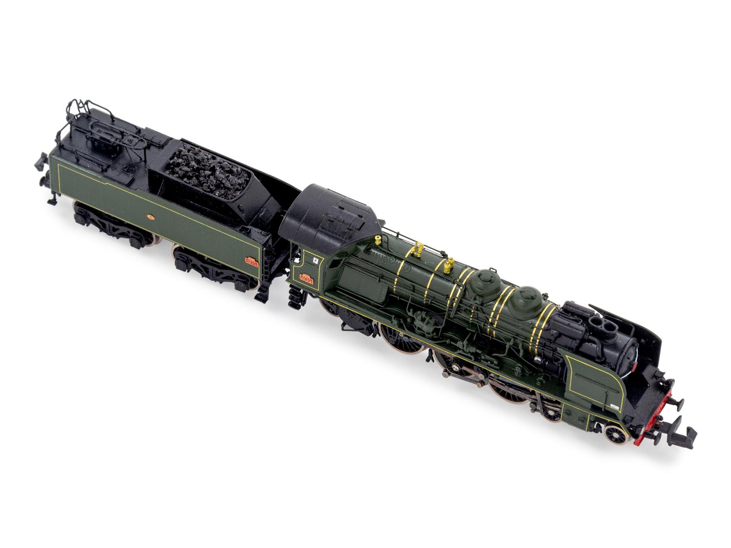 A Factory Boxed Fulgurex Polychrome N-Gauge S.N.C.F 4-6-2 Locomotive and Tender