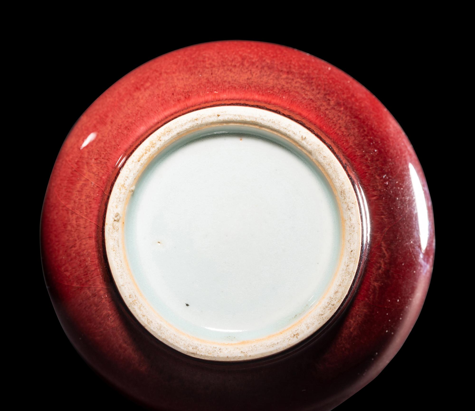 Two Sang-de-Boeuf Glazed Porcelain Vases