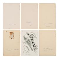 [INDIAN WARS]. A group of 21 cabinet cards of soldiers serving in the Dakotas, collected by Sergeant W.J. McDermott, 8th US Cavalry.
