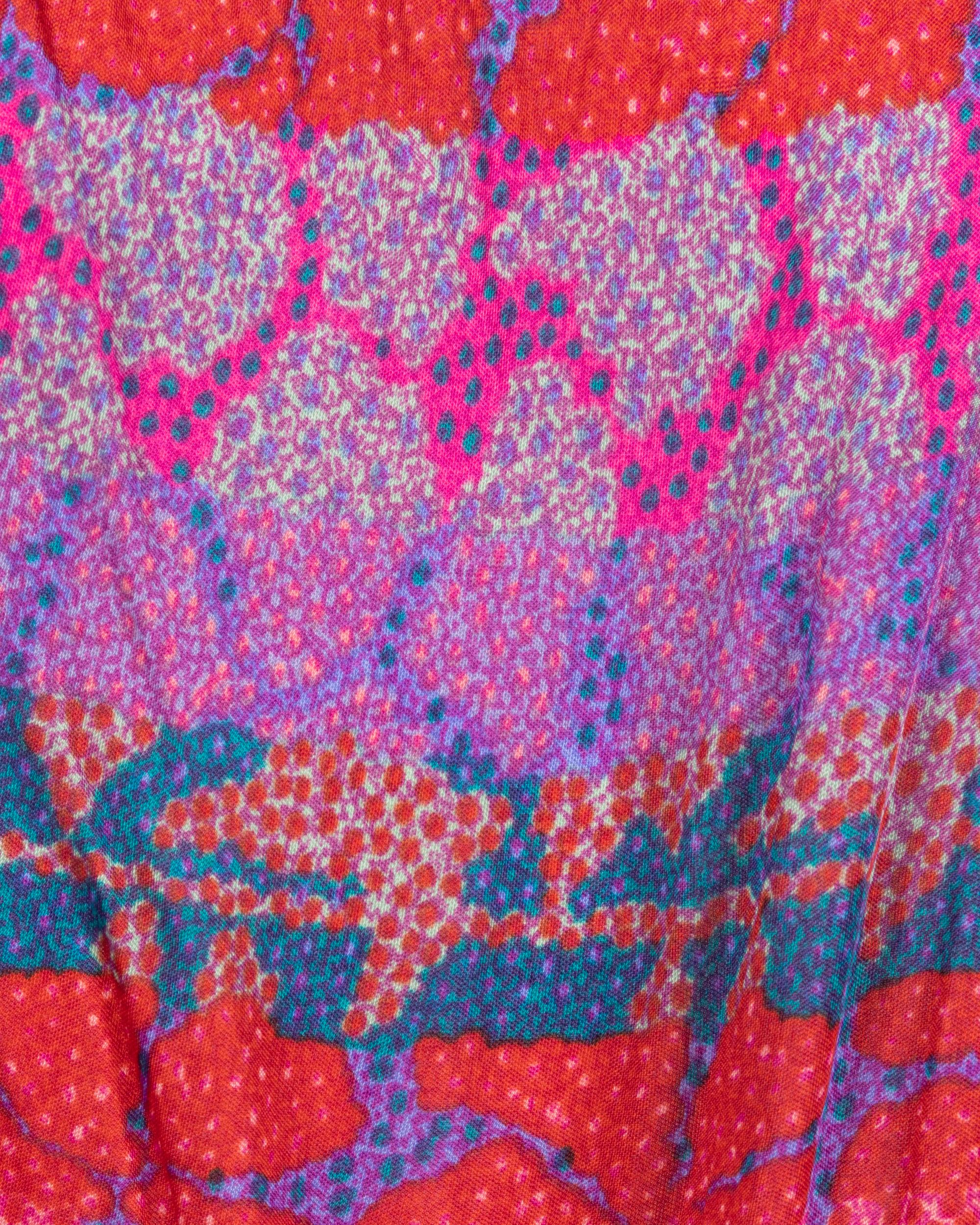Three Designer Ensembles: One Yves Saint Laurent, One Emanuel Ungaro, and One Missoni, 1980s