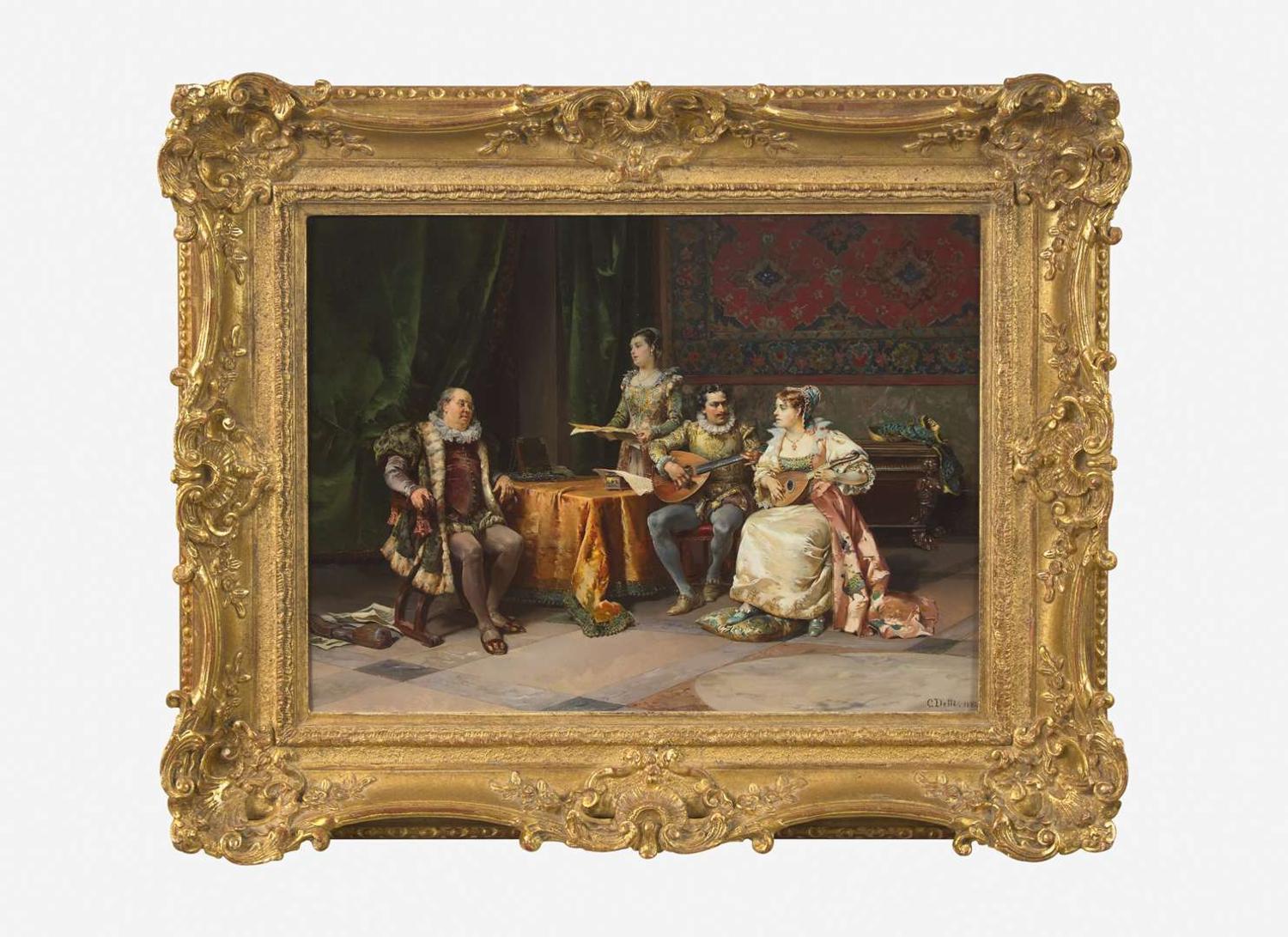 Cesare Augusto Detti (Italian, 1847-1914) - The Rehearsal