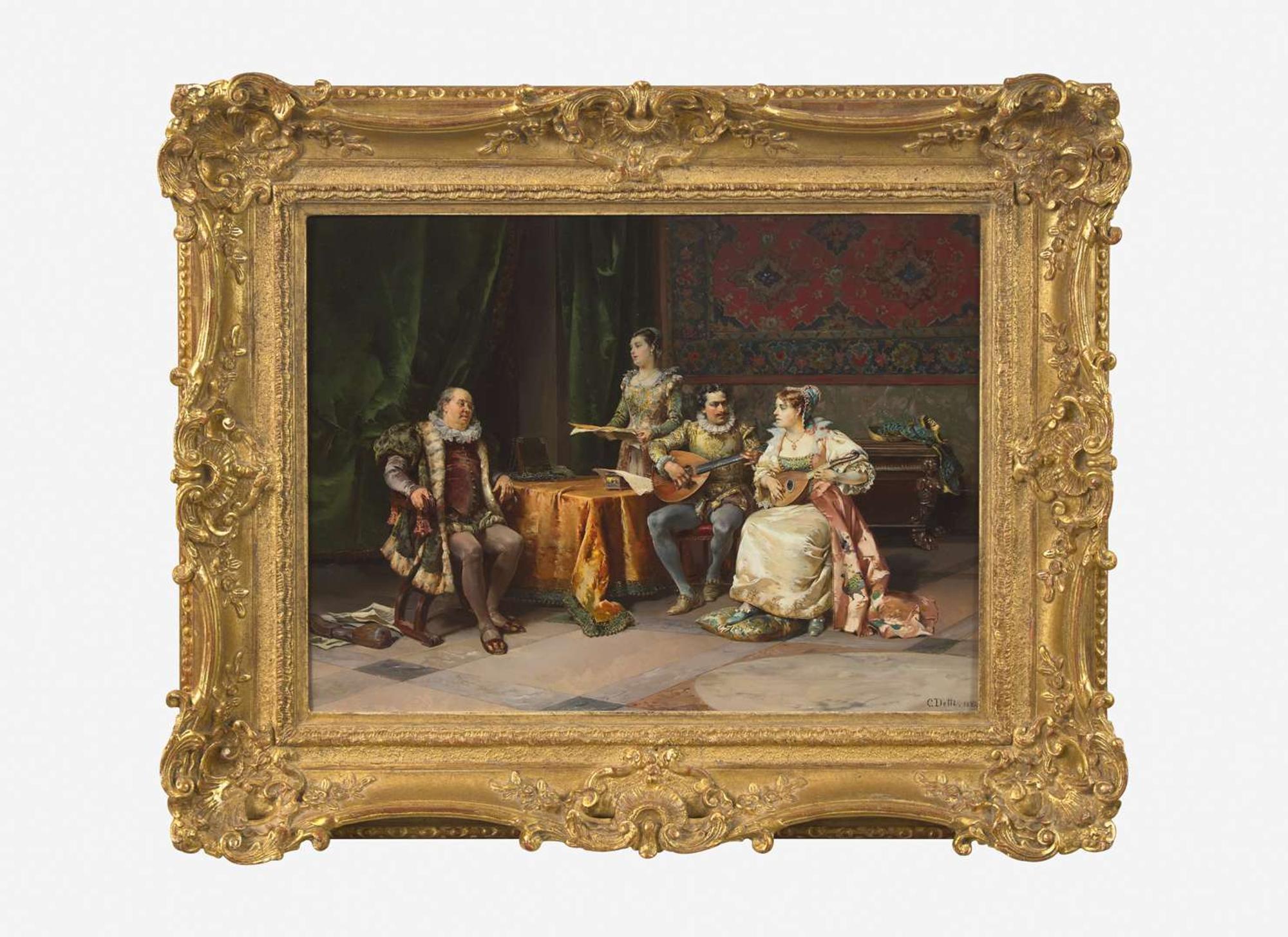 Cesare Augusto Detti (Italian, 1847-1914) - The Rehearsal