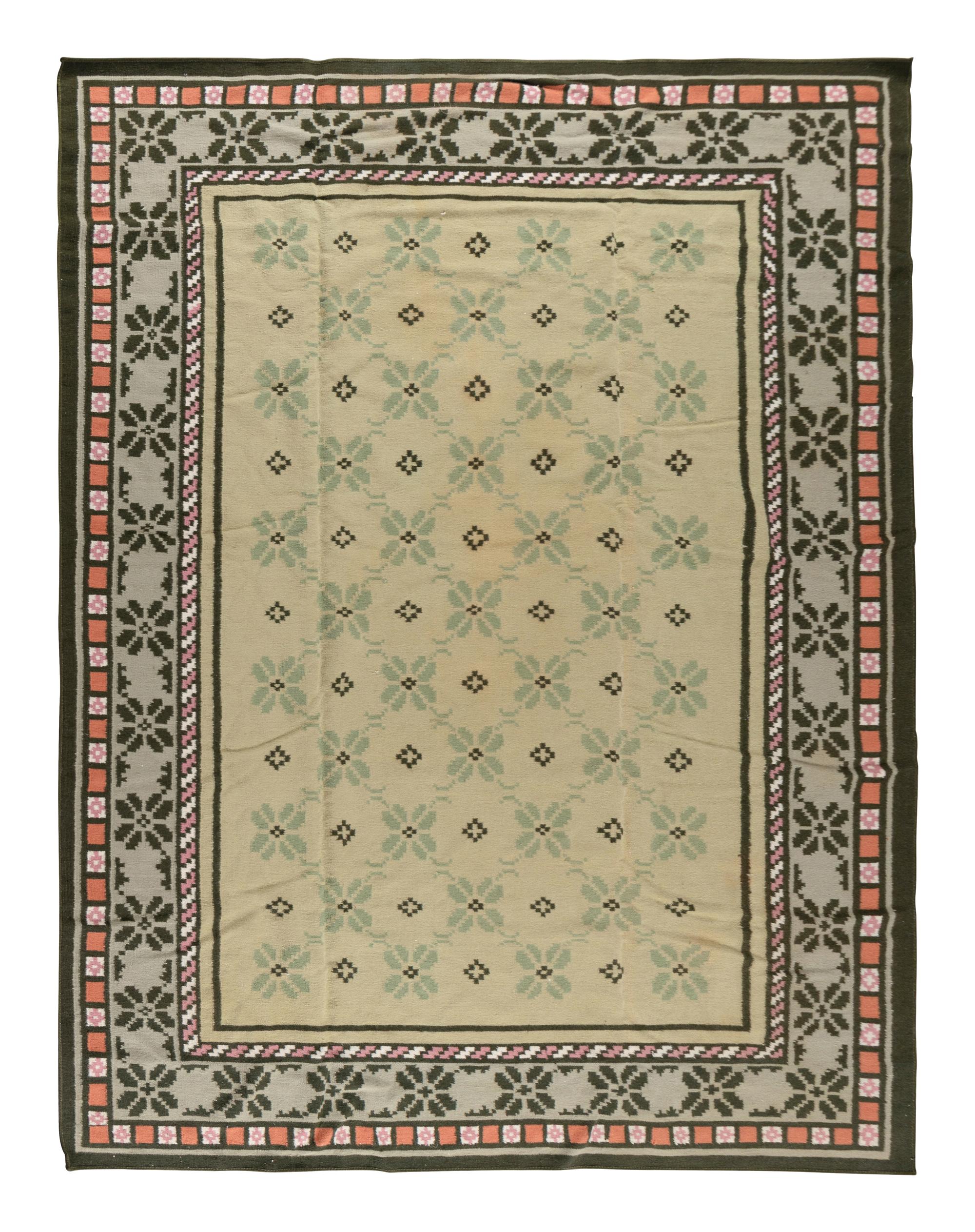 A Dhurrie Flatweave Rug