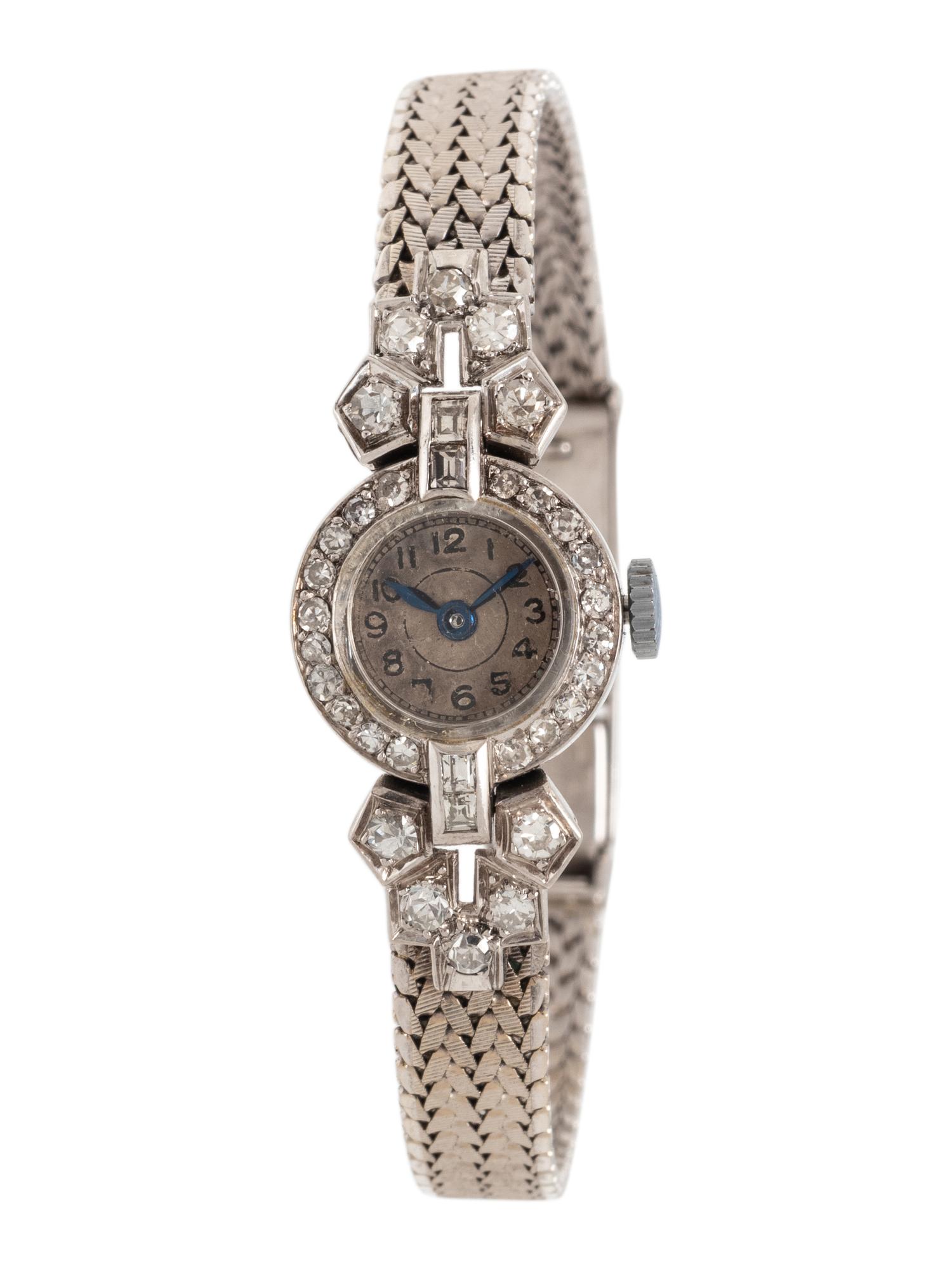 WHITE GOLD AND DIAMOND WATCH