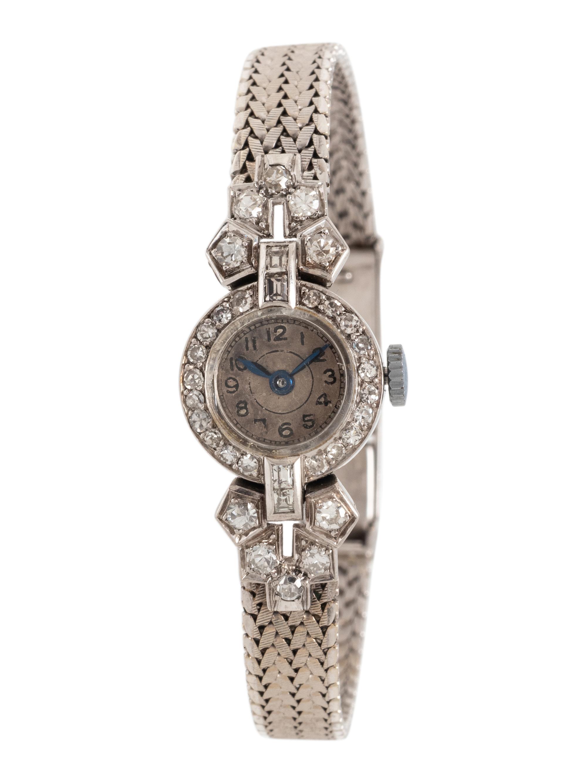 WHITE GOLD AND DIAMOND WATCH