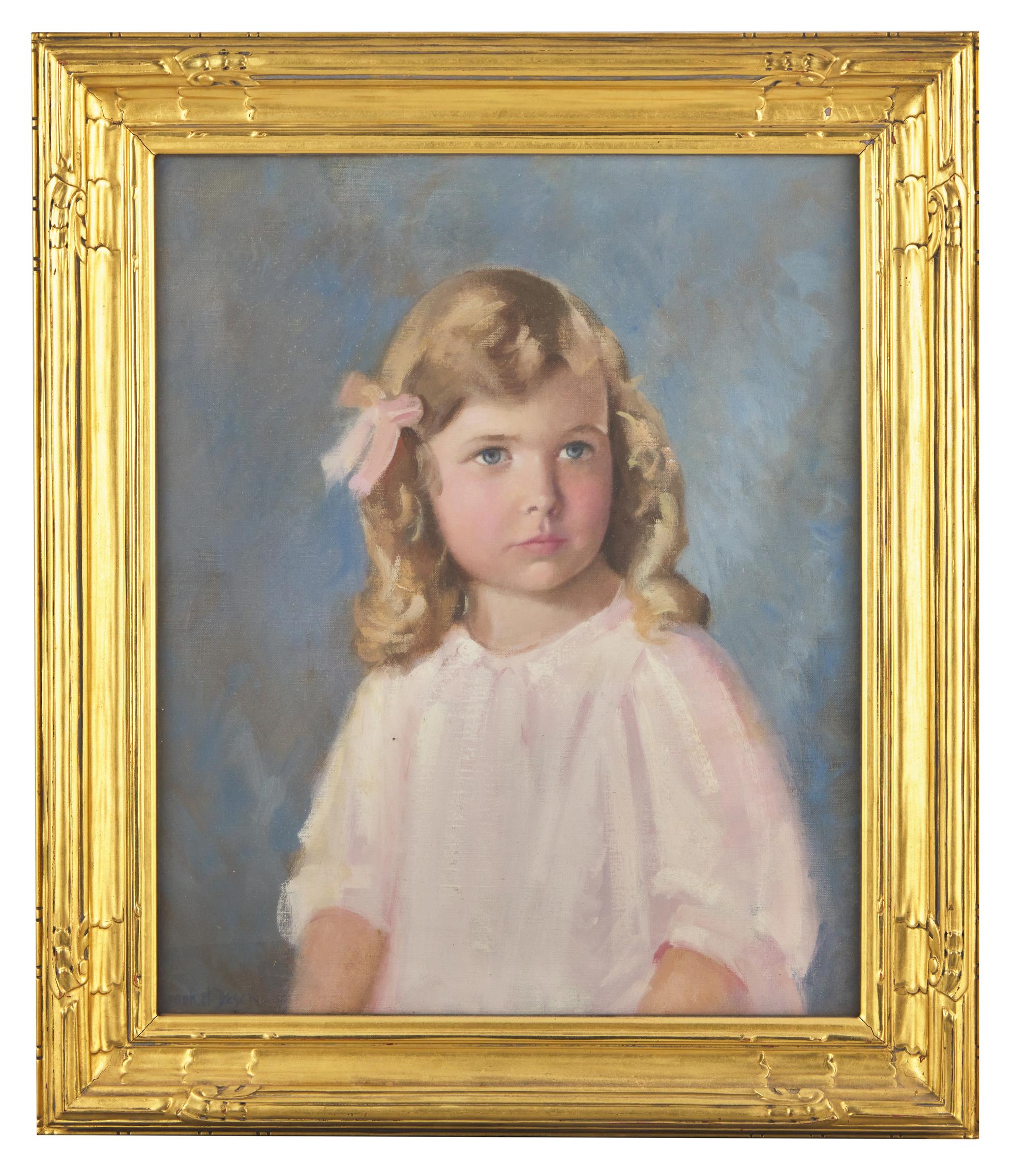 The Pink Bow (Portrait of Patricia Groves)