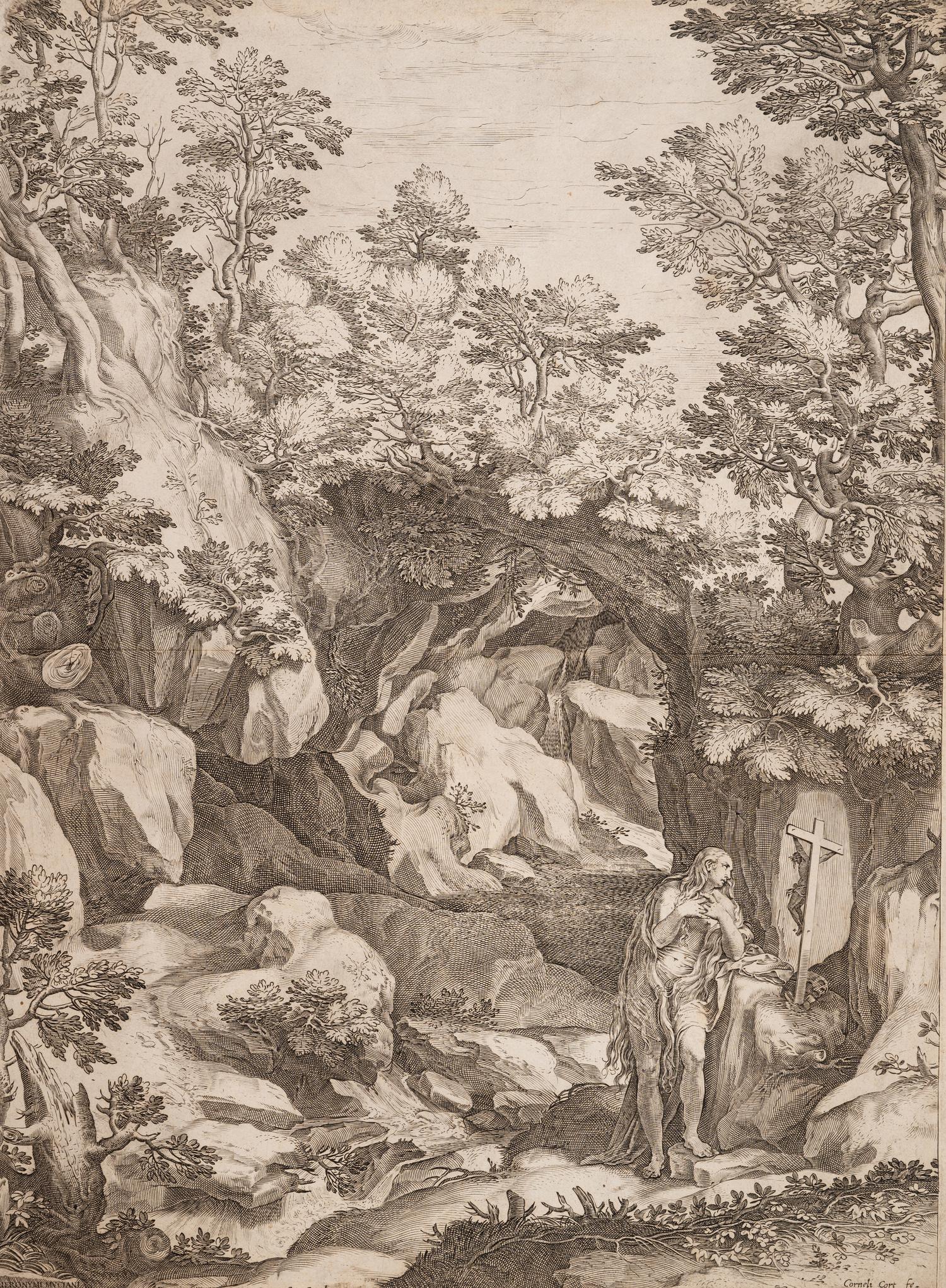 Mary Magdalene penitent in the wilderness