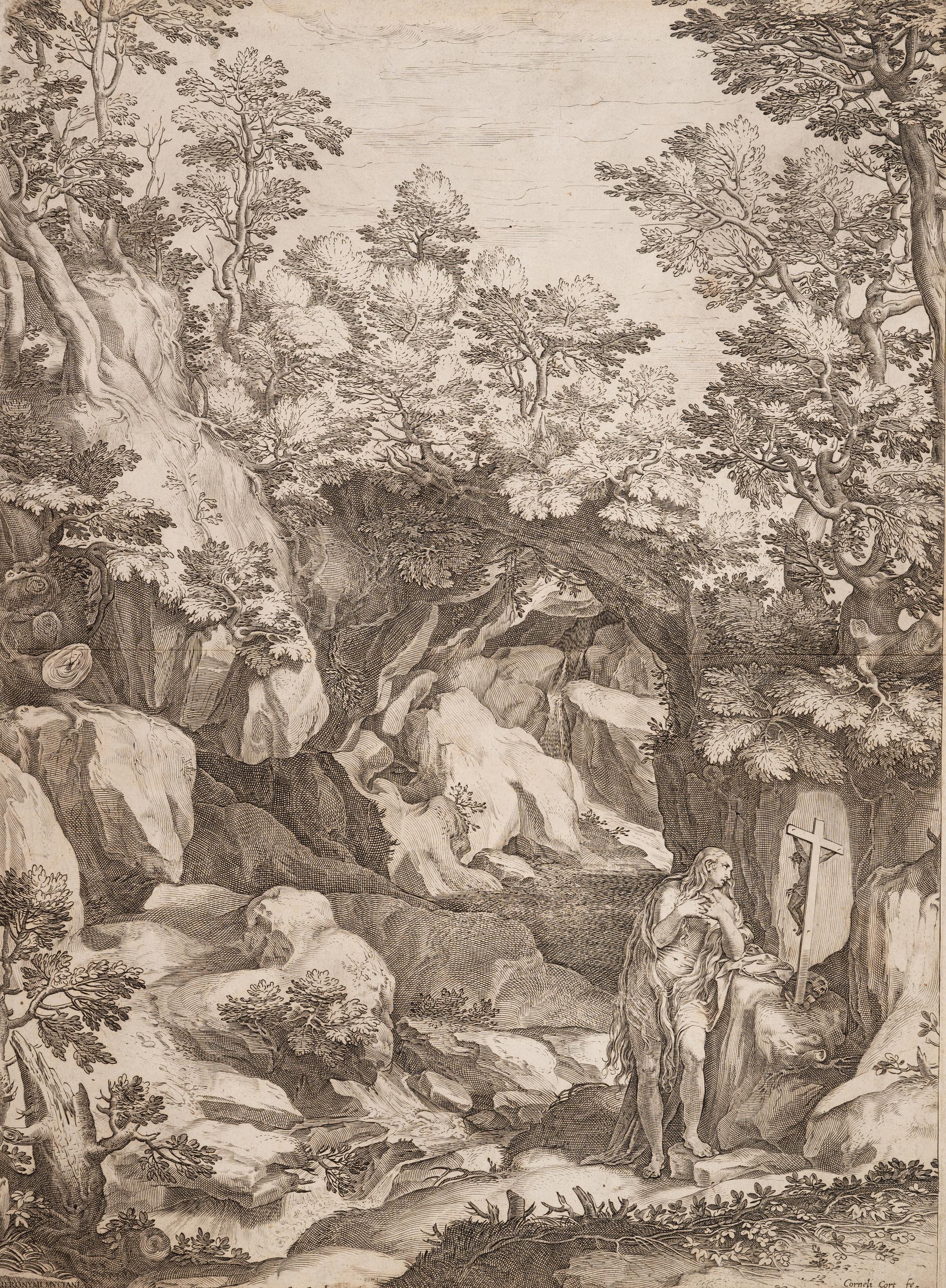 Mary Magdalene penitent in the wilderness