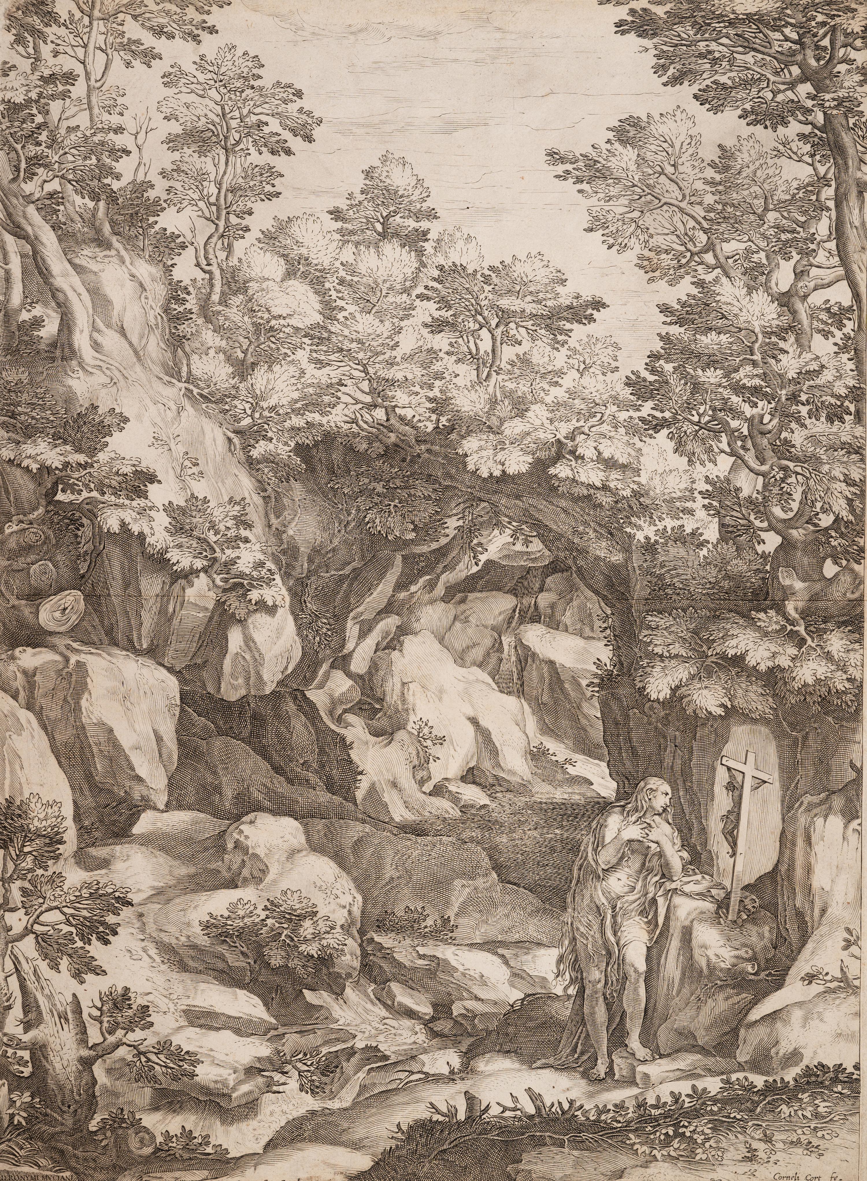 Mary Magdalene penitent in the wilderness