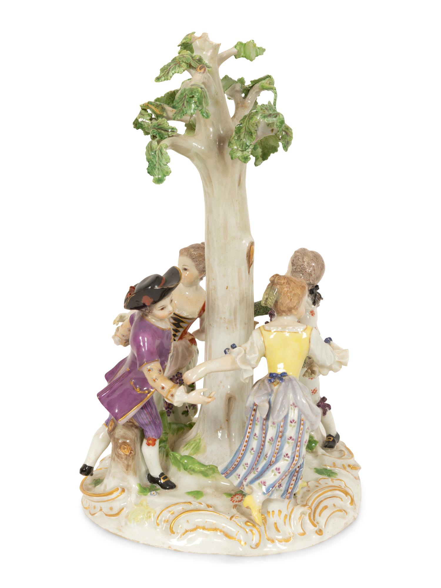 A Meissen Porcelain Figural Group