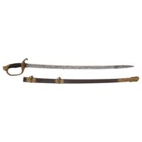 Import US Model 1850 Foot Officer's Sword in Ames Steel Scabbard