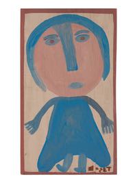 Female Figure Blue