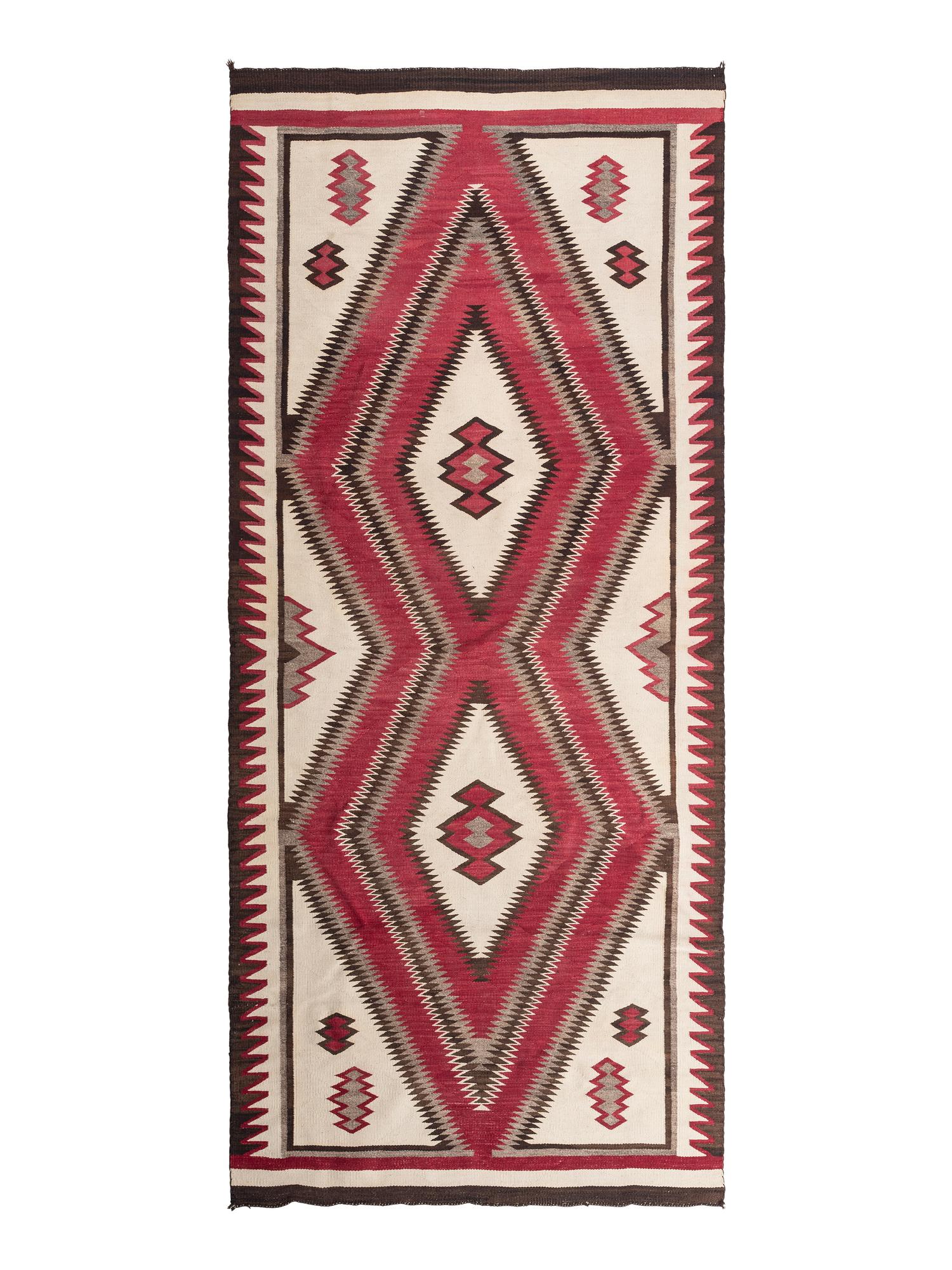 Navajo Red Mesa Runner / Rug