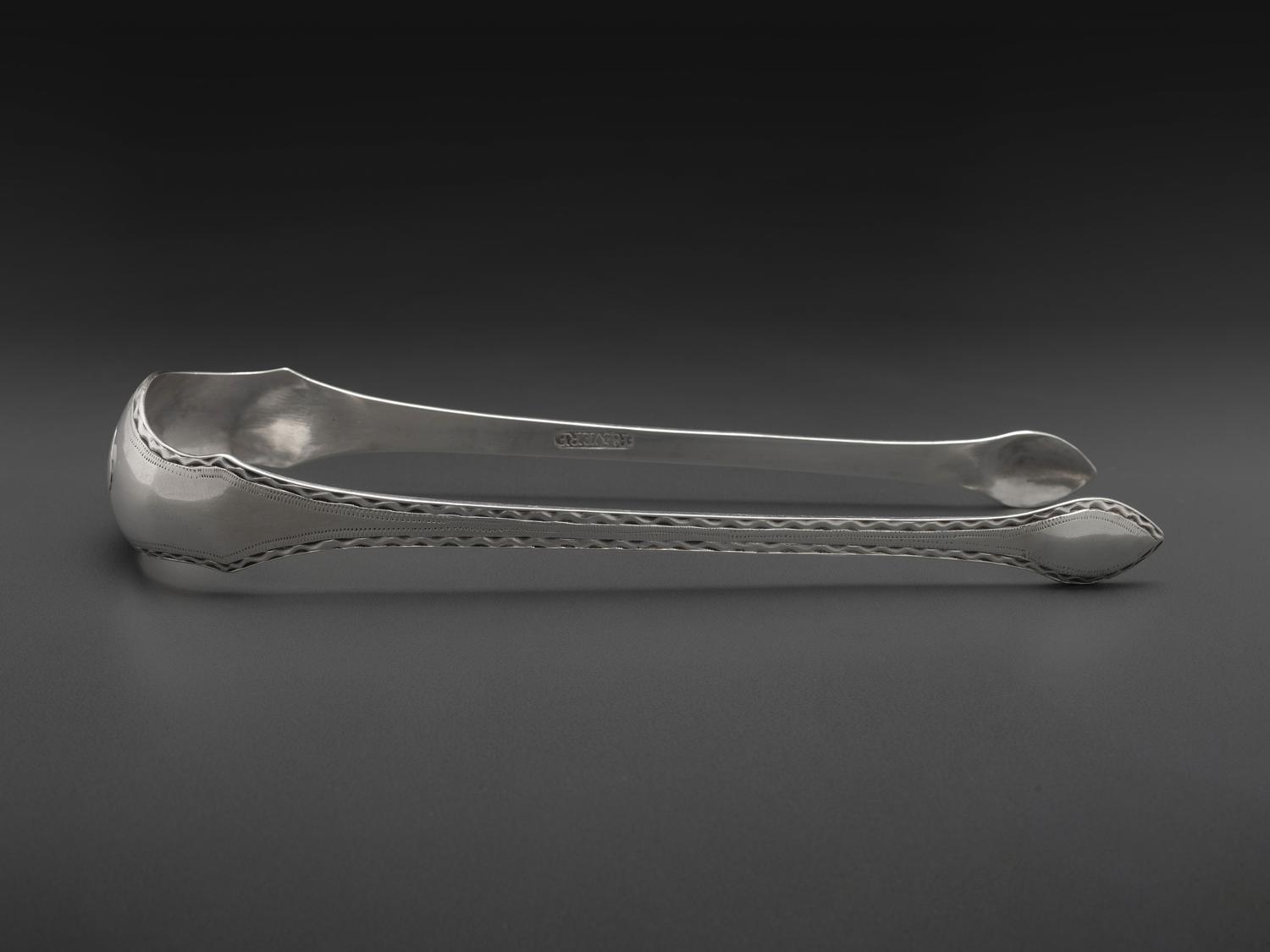 A Pair of American Silver Sugar Tongs