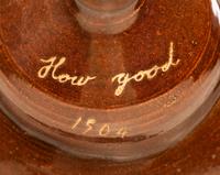 A Rare W.E. Kreiner Signed Harvest Jug with Lizard Handle