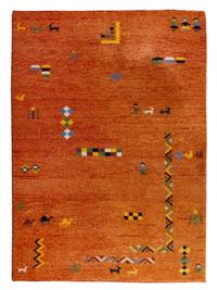 A Gabbeh Wool Rug 4 feet x 6 feet. — 20TH CENTURY, IRAN