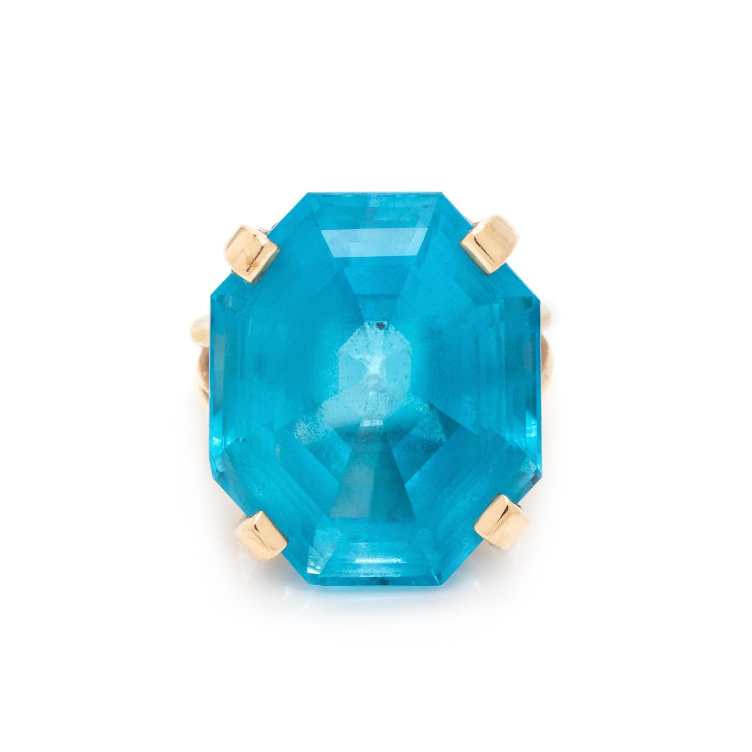 BLUE TOPAZ RING