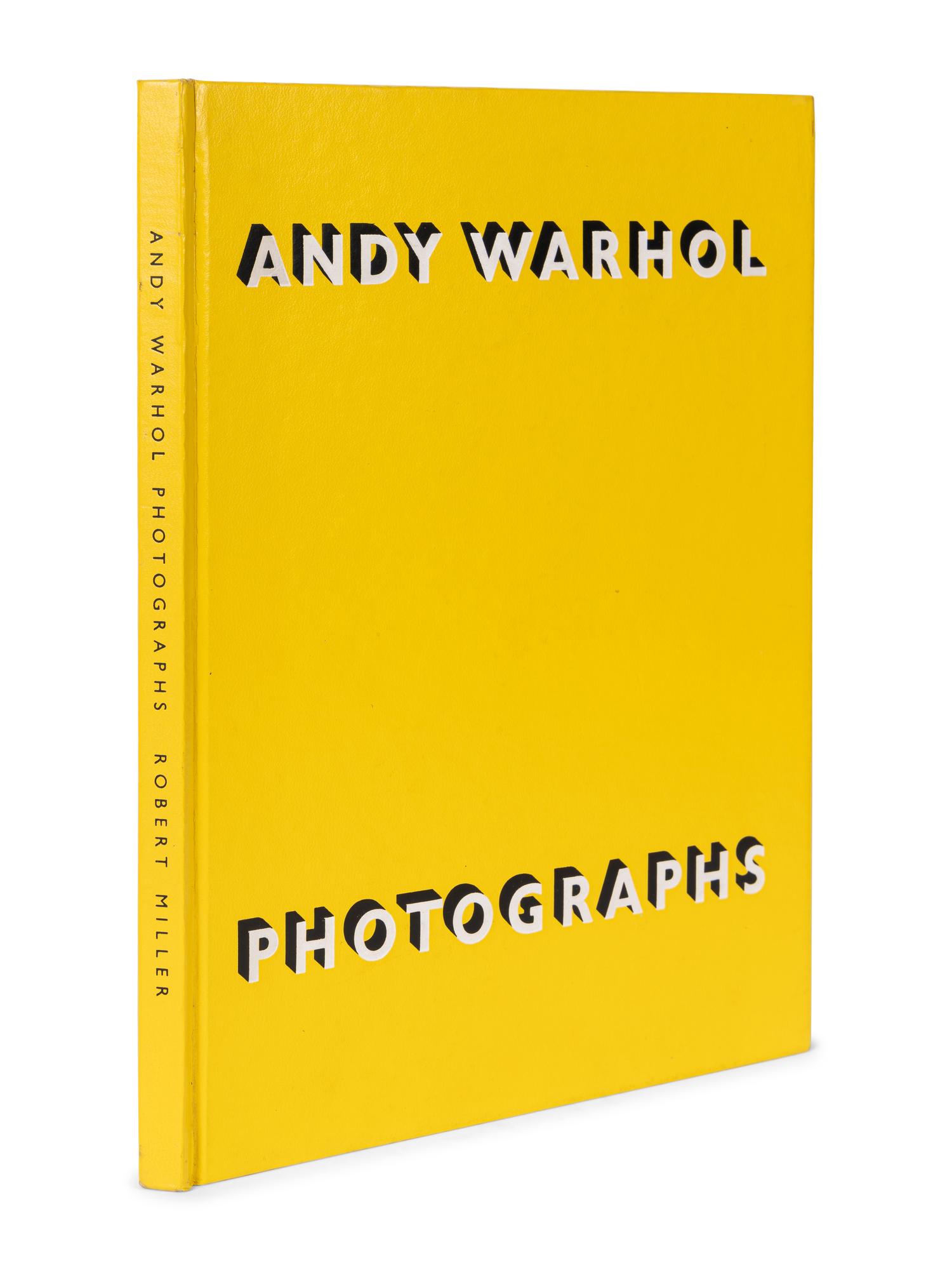 [ARTIST'S BOOK] -- [WARHOL, Andy (1928-1987)]. Stephen KOCH (b. 1941). Andy Warhol Photographs . New York: Robert Miller Gallery, [1987].