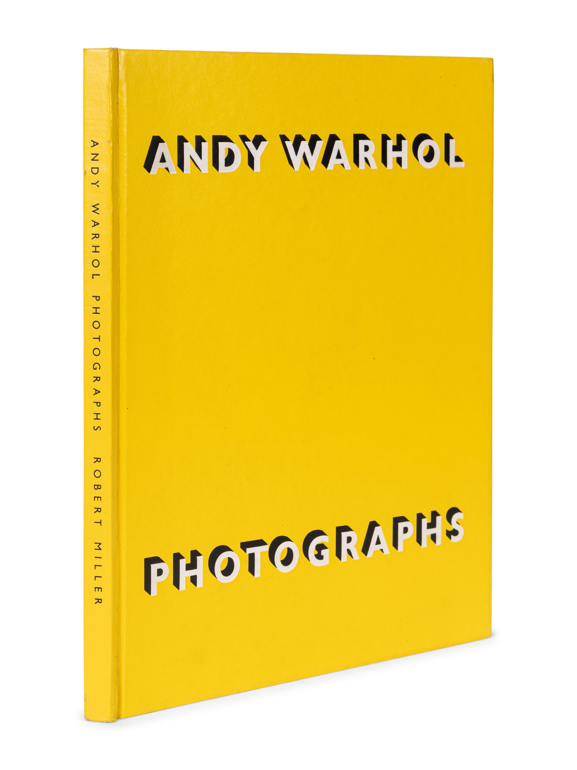 [ARTIST'S BOOK] -- [WARHOL, Andy (1928-1987)]. Stephen KOCH (b. 1941). Andy Warhol Photographs . New York: Robert Miller Gallery, [1987].