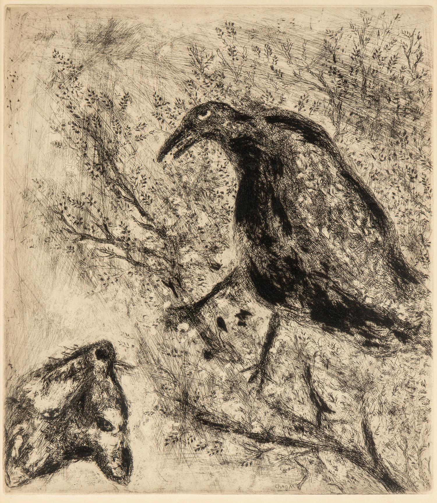 A Pair of Works from Fables de la Fontaine