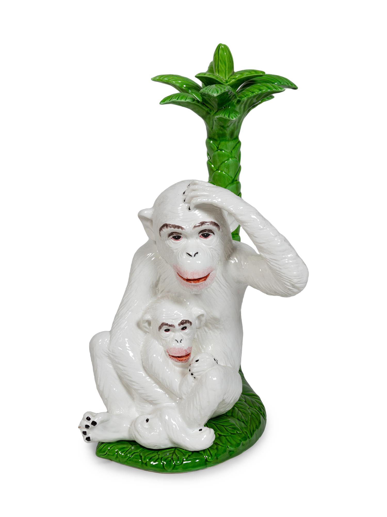 Two Glazed Pottery Animal Figures