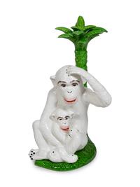 Two Glazed Pottery Animal Figures