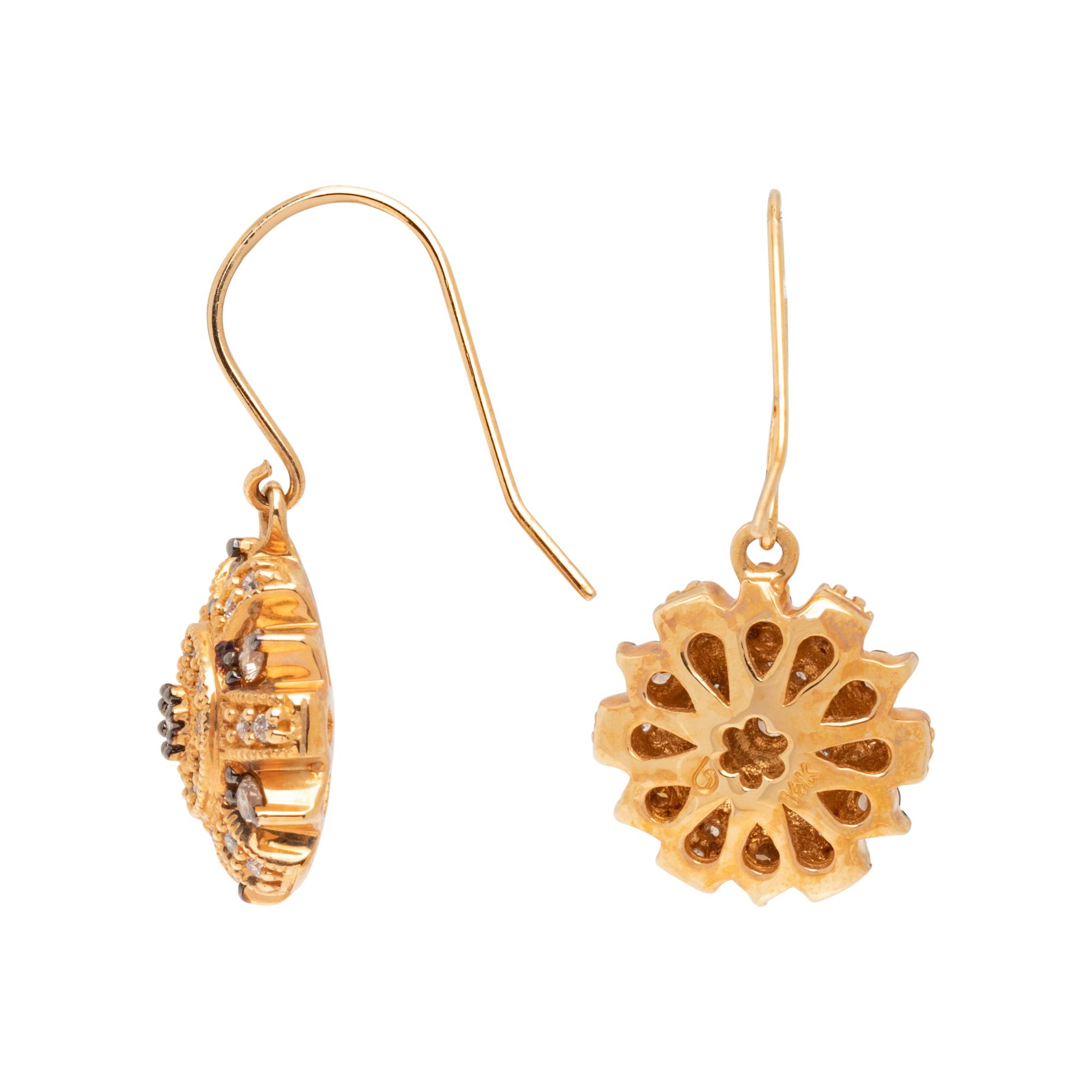 DIAMOND AND COLORED DIAMOND EARRINGS