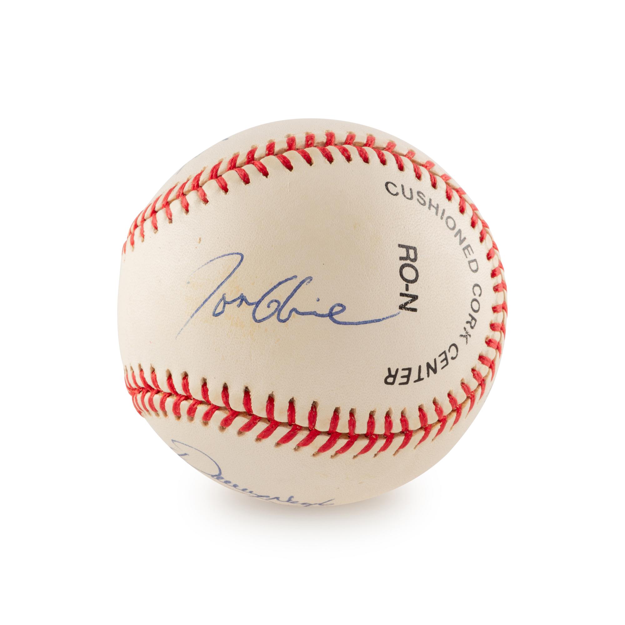 An Atlanta Braves Four Aces (Glavine, Maddux, Neagle, Smoltz) Signed Autograph Baseball (Beckett Authentication Services)