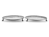 A Pair of S. Kirk and Son Silver Waiters