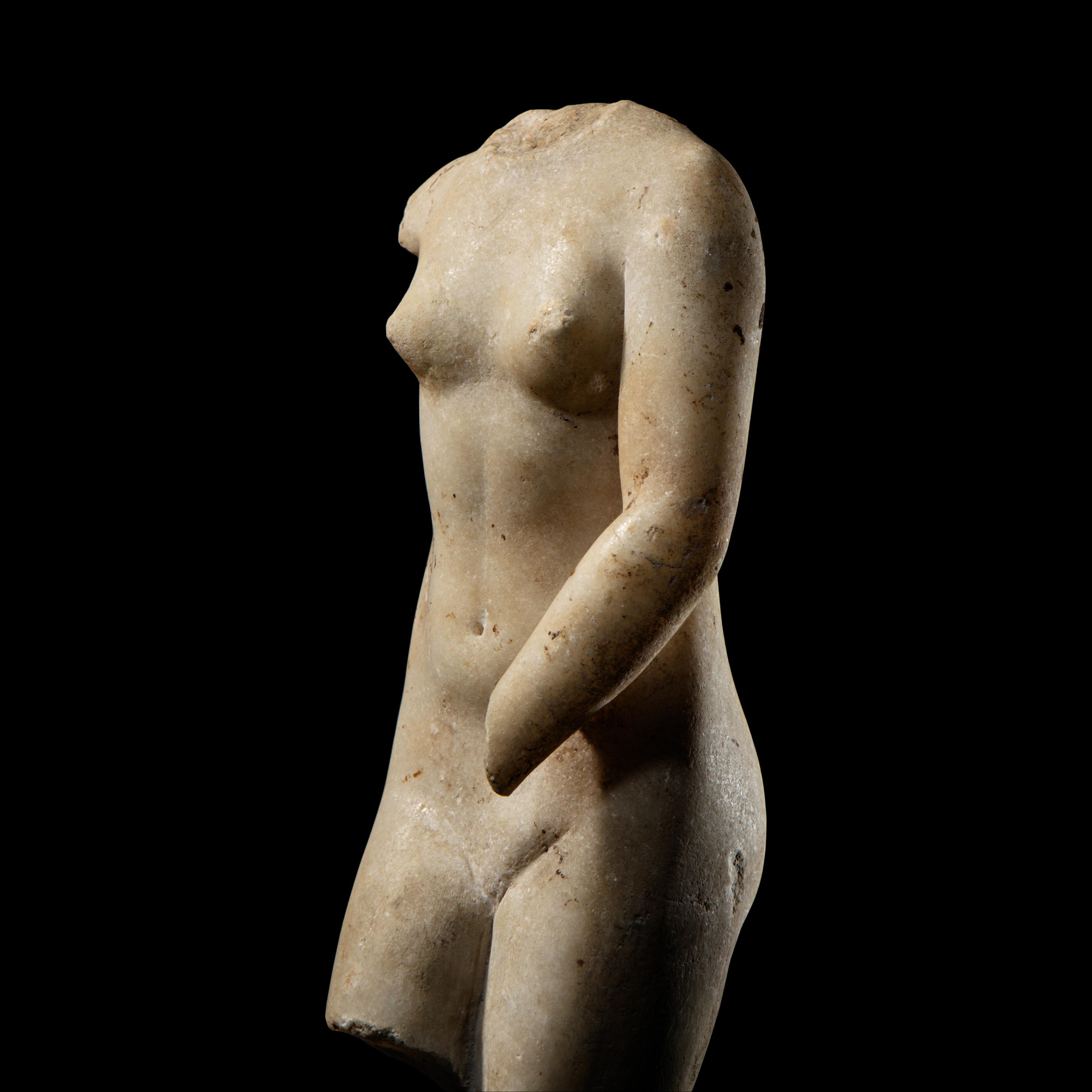 A Roman Marble Torso of Venus