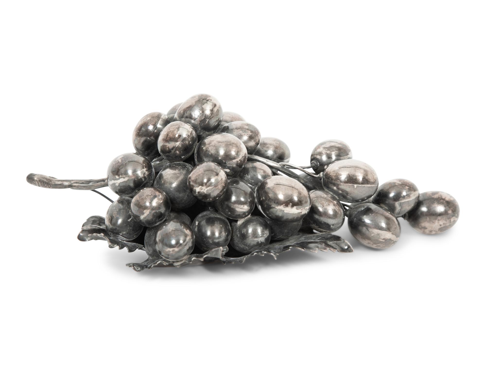 A Mario Buccellati Silver Fruit-Form Table Lighter