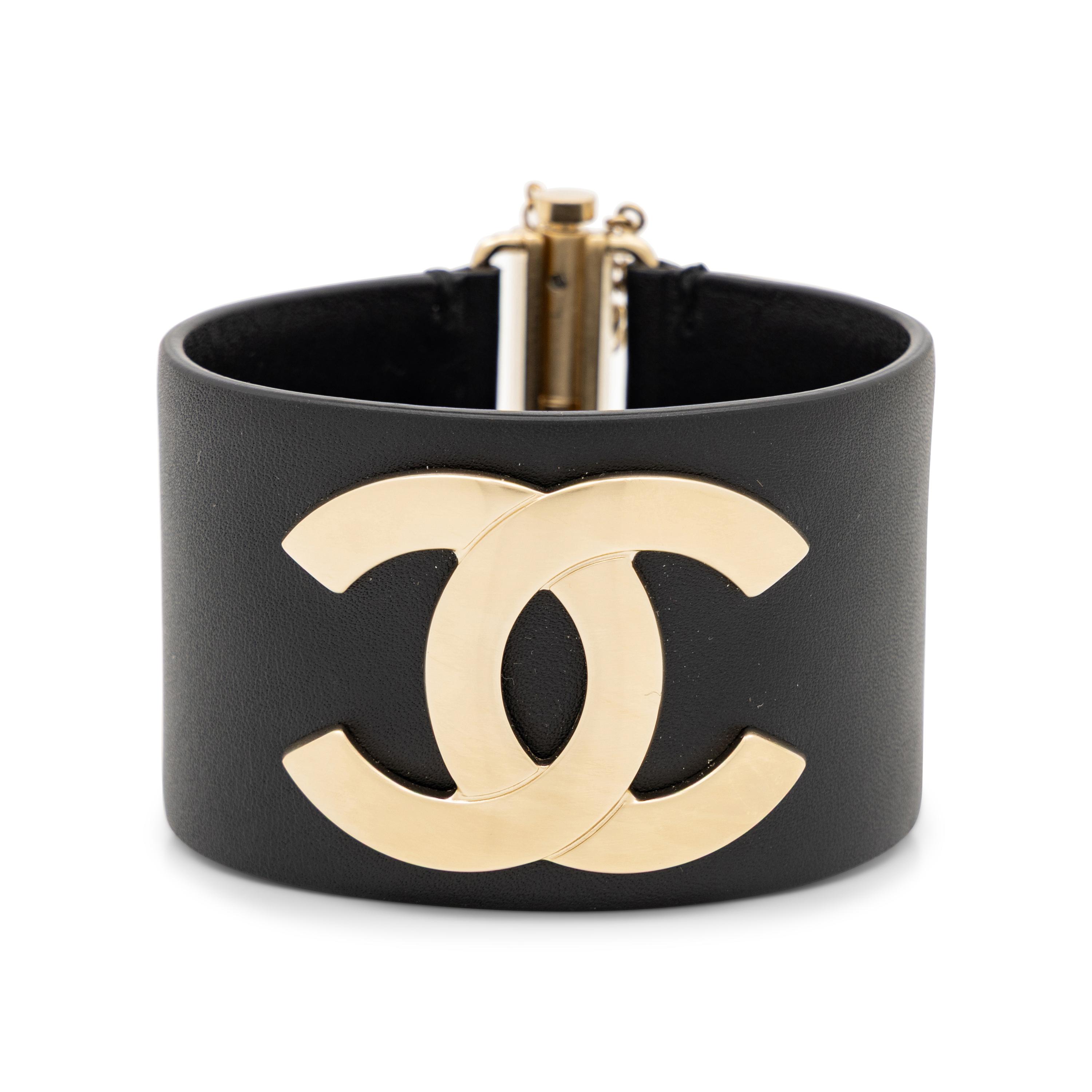 Chanel, Leather CC Cuff