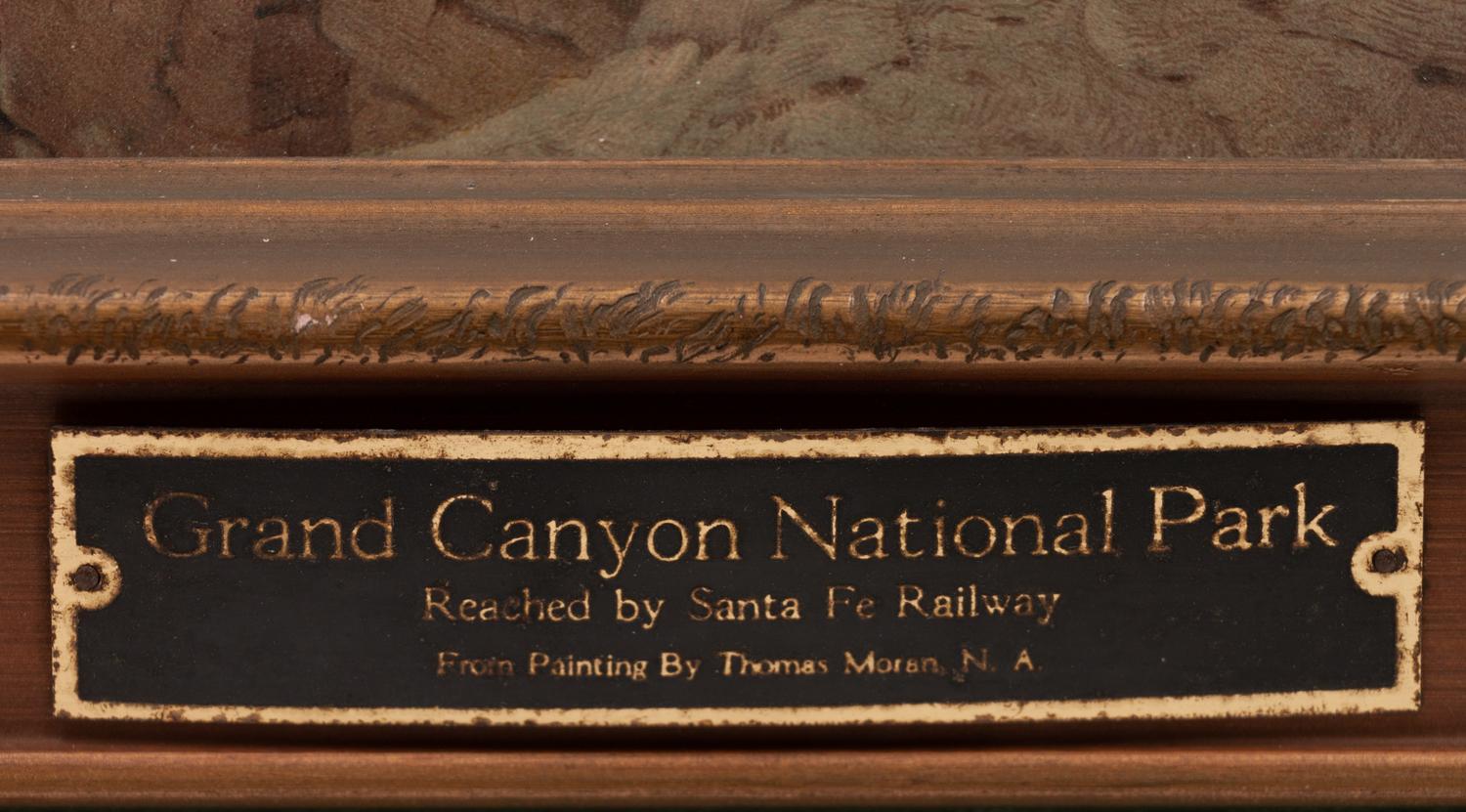Grand Canyon National Park, Reached by Santa Fe Railway