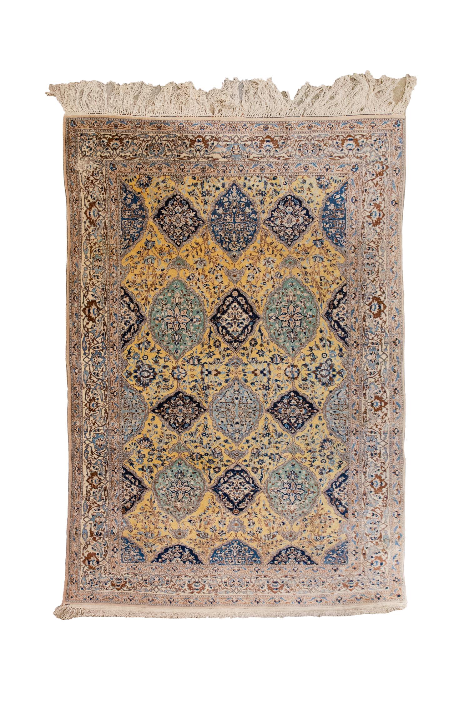 A Nain Wool Rug