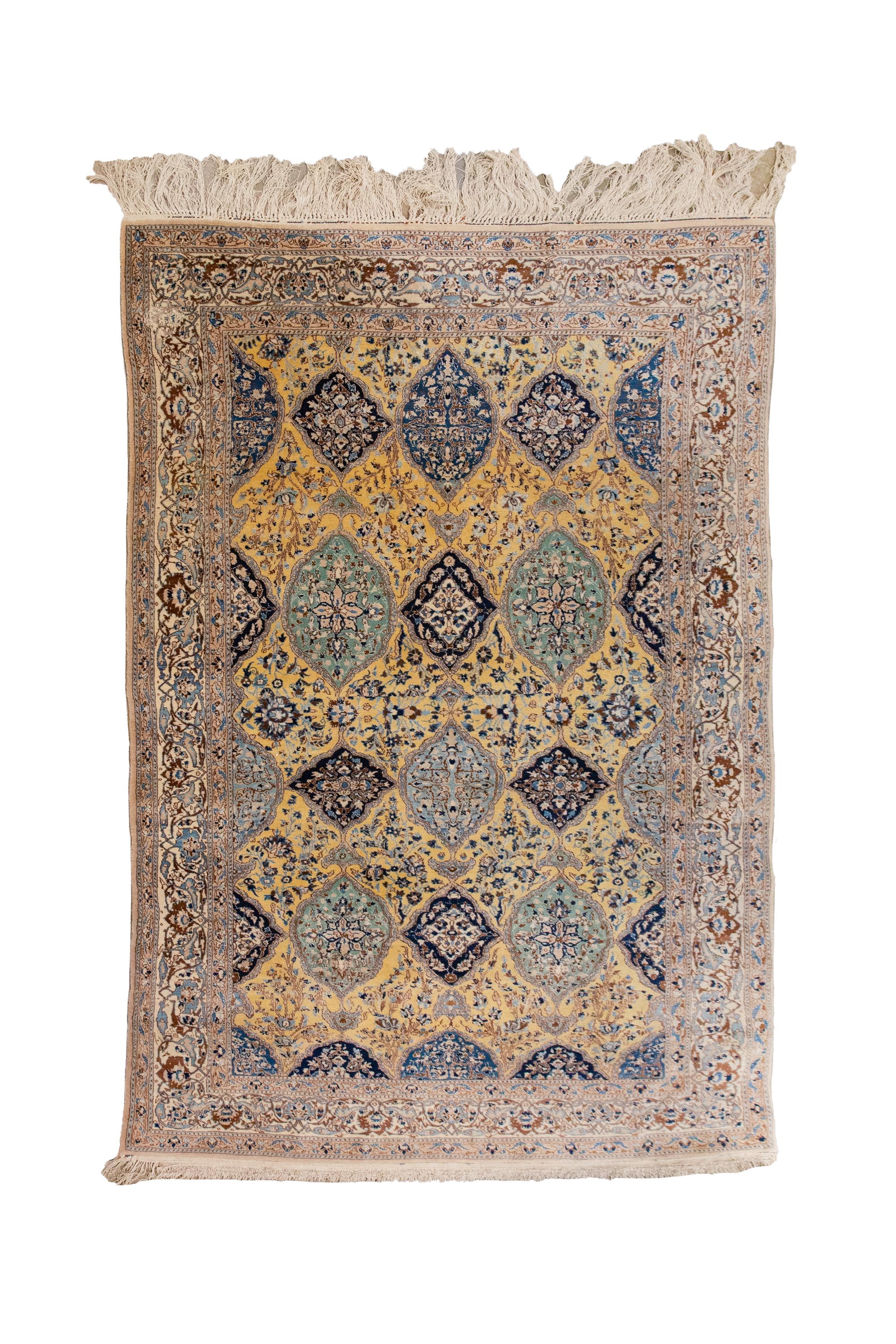 A Nain Wool Rug