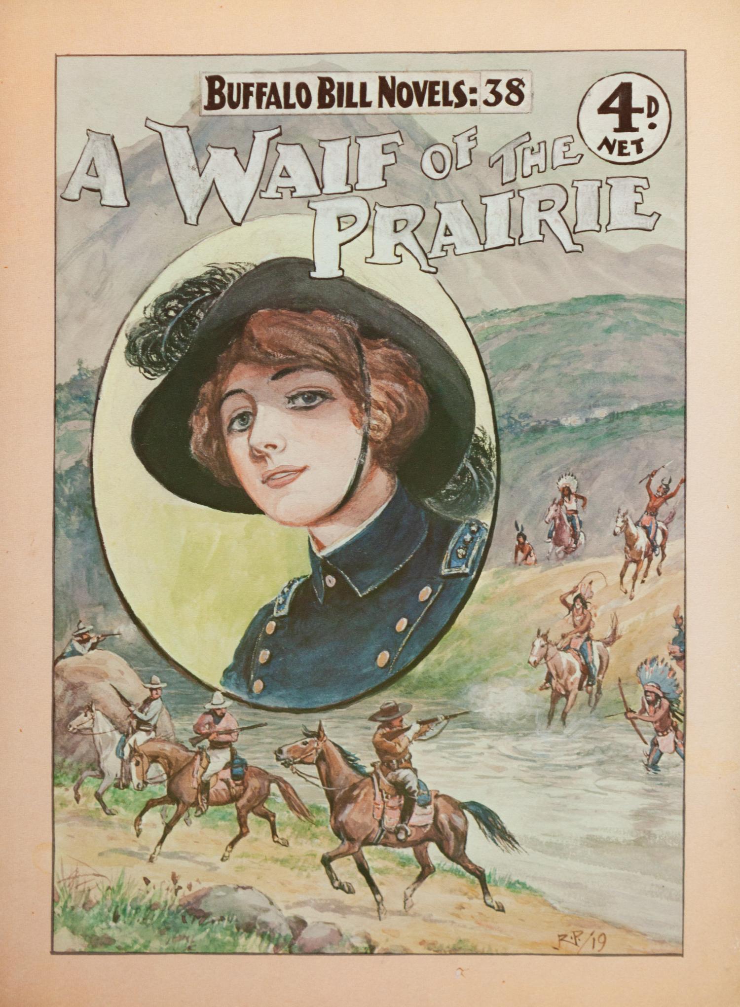 Three Framed Vintage Western Magazine Covers