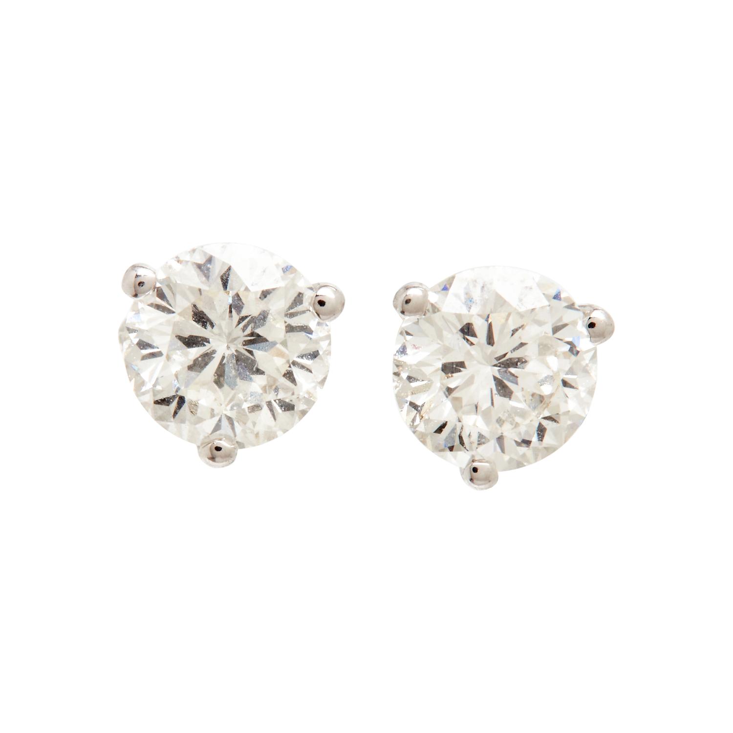 ROBERTO COIN, DIAMOND STUD EARRINGS