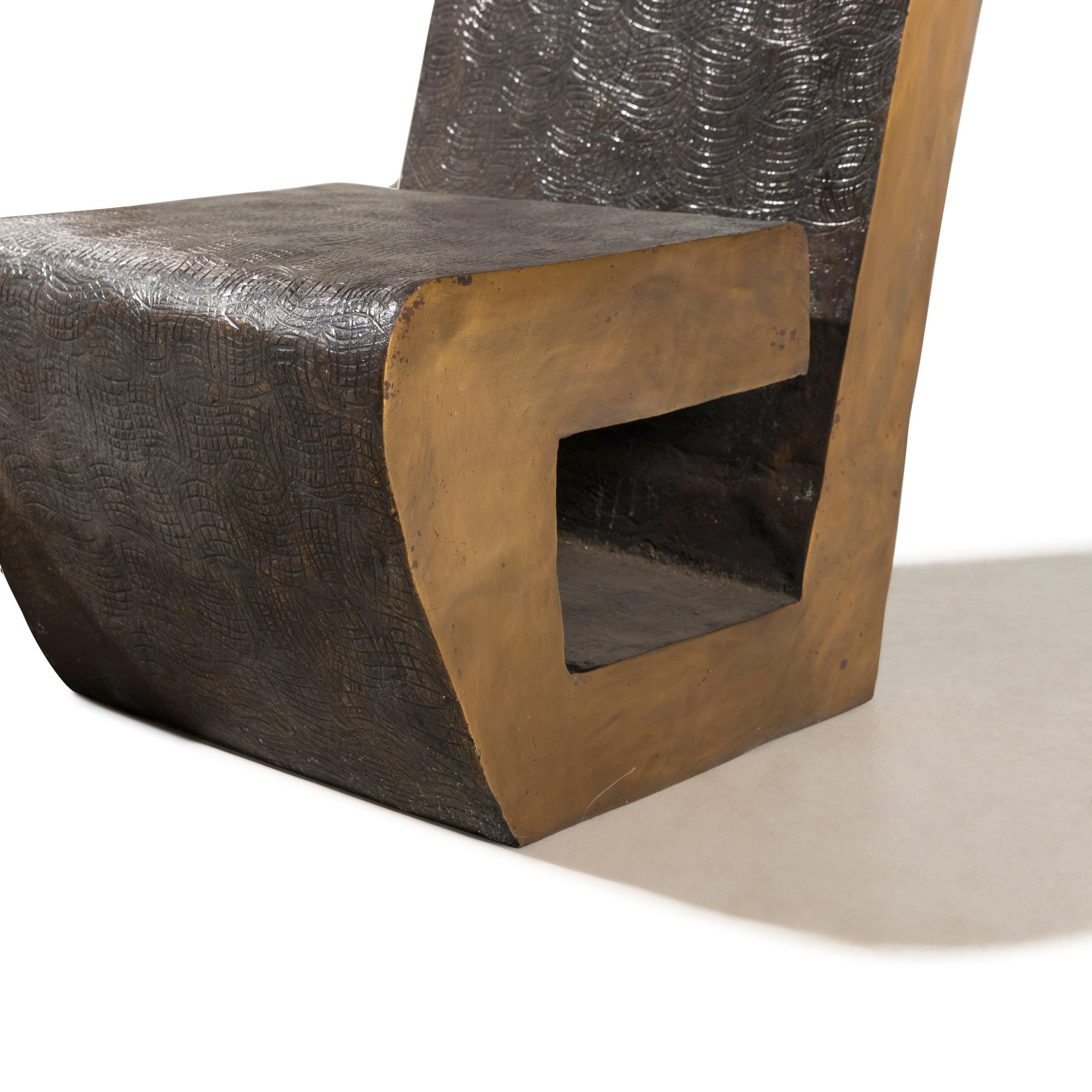 Pair of Bronze Chairs