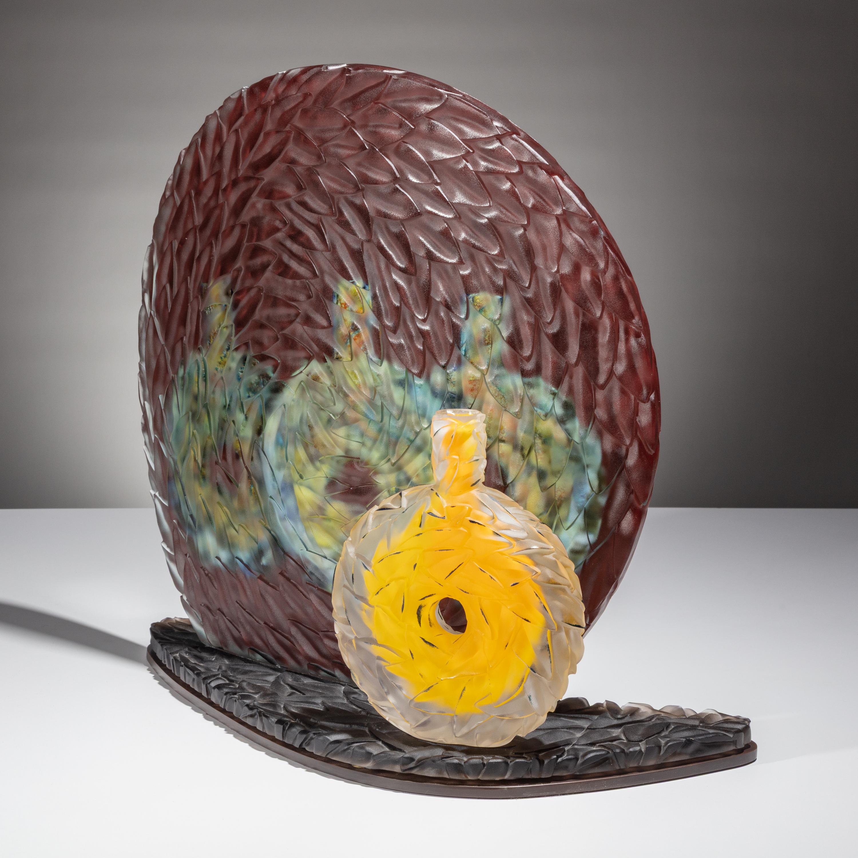 Judith La Scola (American, b. 1955) — Glass Bottle Sculpture