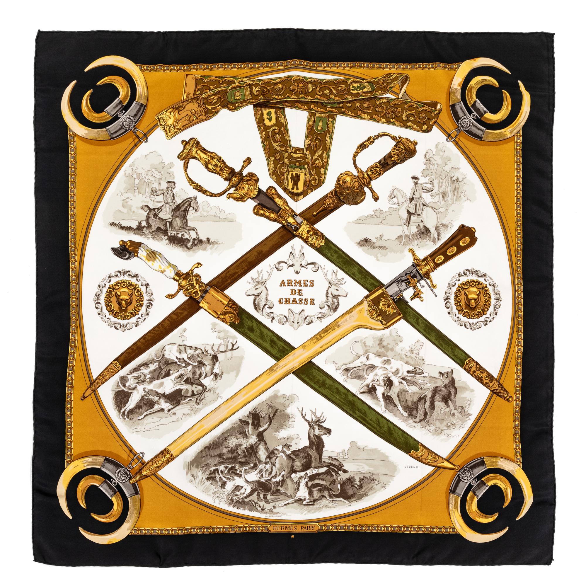 Hermès 90cm Silk Scarf