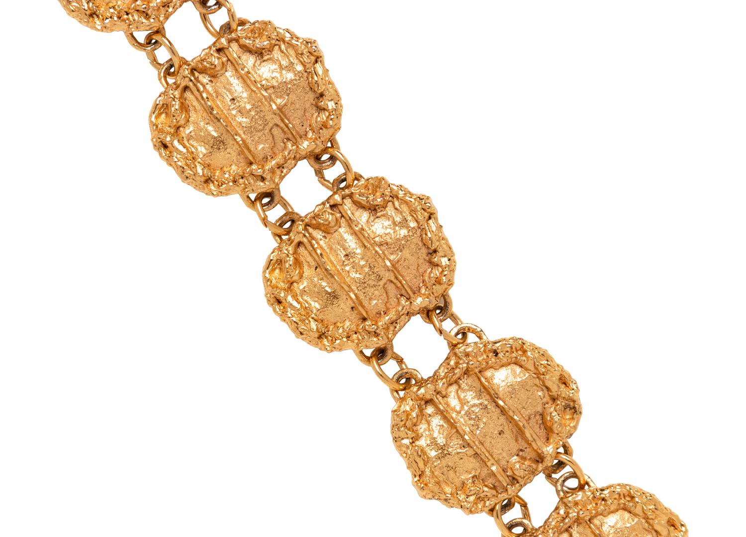 Pauline Trigère, Gold-Tone Bracelet